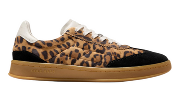 WOMEN'S COLE HAAN GRANDPRO BREAKAWAY SNEAKER | LEOPARD PRINT / BLACK