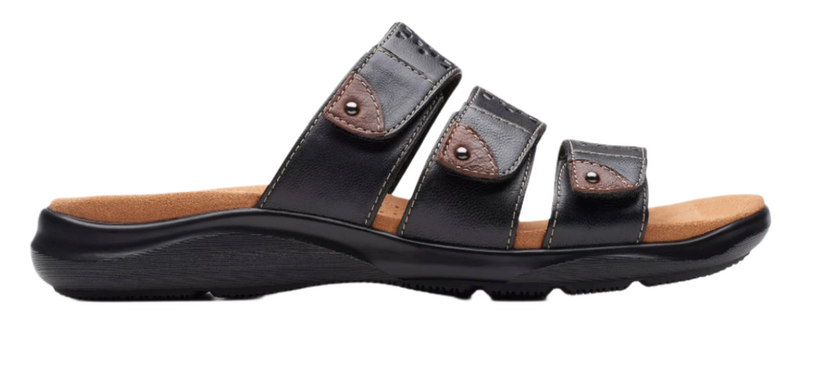 WOMEN'S CLARKS KITLY WALK SANDAL | BLACK