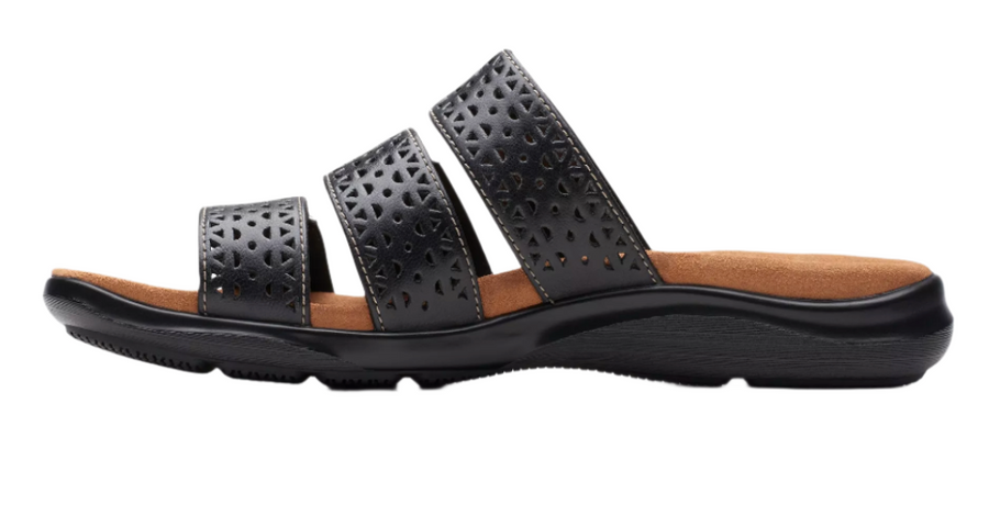 WOMEN'S CLARKS KITLY WALK SANDAL | BLACK