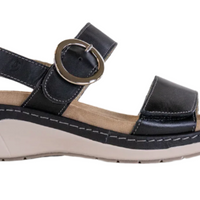 WOMEN'S SUAVE SILVIERA SANDAL | BLACK / BLACK