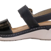 WOMEN'S SUAVE SILVIERA SANDAL | BLACK / BLACK