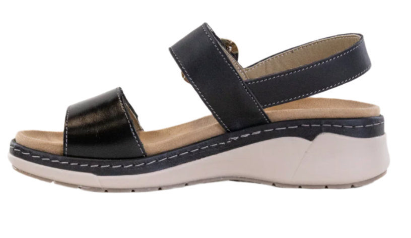 WOMEN'S SUAVE SILVIERA SANDAL | BLACK / BLACK