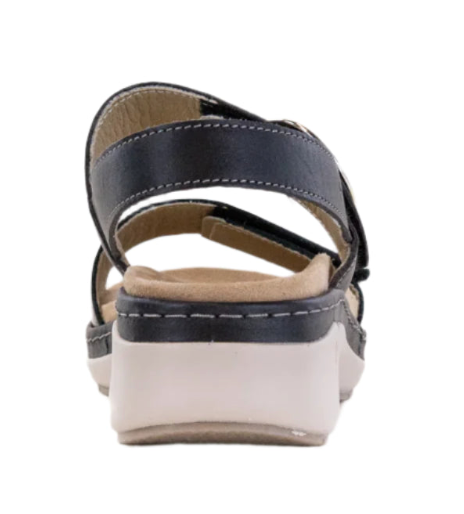 WOMEN'S SUAVE SILVIERA SANDAL | BLACK / BLACK