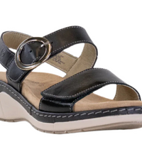 WOMEN'S SUAVE SILVIERA SANDAL | BLACK / BLACK