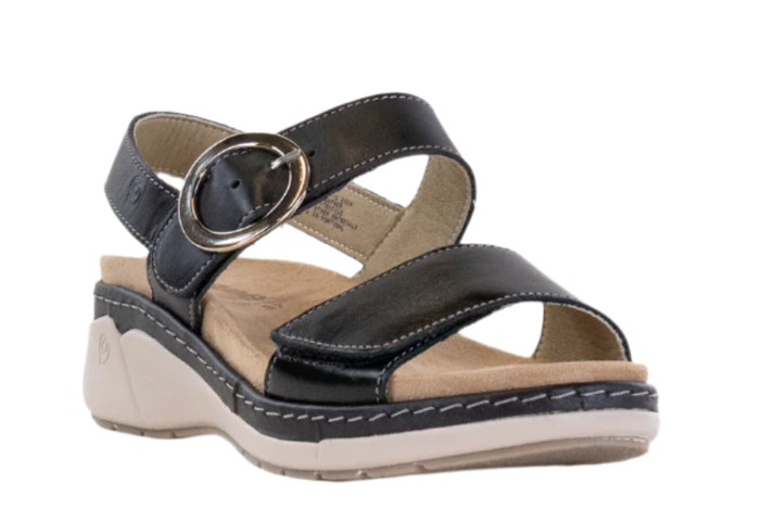 WOMEN'S SUAVE SILVIERA SANDAL | BLACK / BLACK