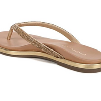 WOMEN'S VIONIC VISTA SHINE SANDAL | GOLD LEATHER