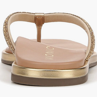 WOMEN'S VIONIC VISTA SHINE SANDAL | GOLD LEATHER