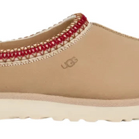 WOMEN'S UGG TASMAN SLIPPER | SAND / DARK CHERRY