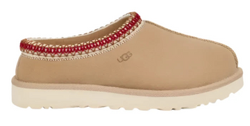 WOMEN'S UGG TASMAN SLIPPER | SAND / DARK CHERRY