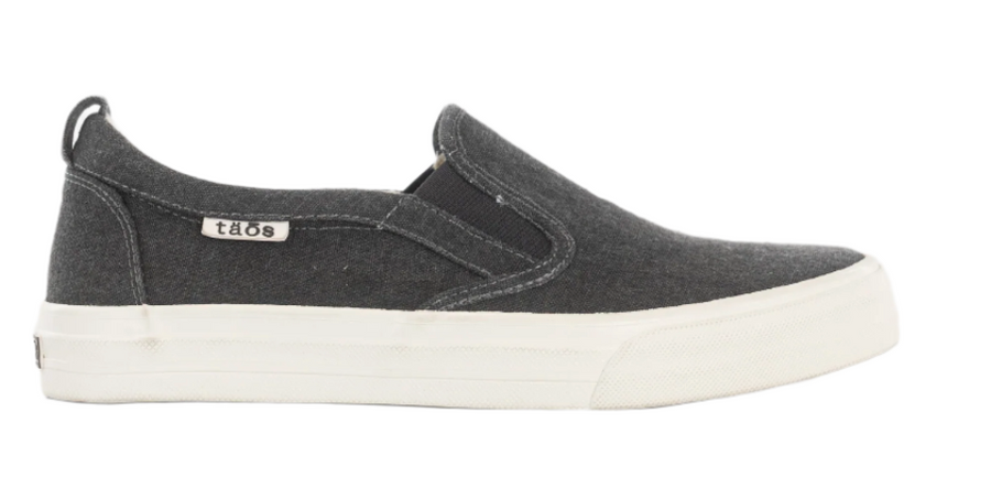 WOMEN'S TAOS RUBBER SOUL CANVAS SNEAKER | CHARCOAL WASH