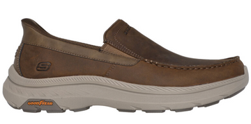 MEN'S SKECHERS SLIP-IN RELAXED FIT: POLLARD - OSGOOD | DESERT