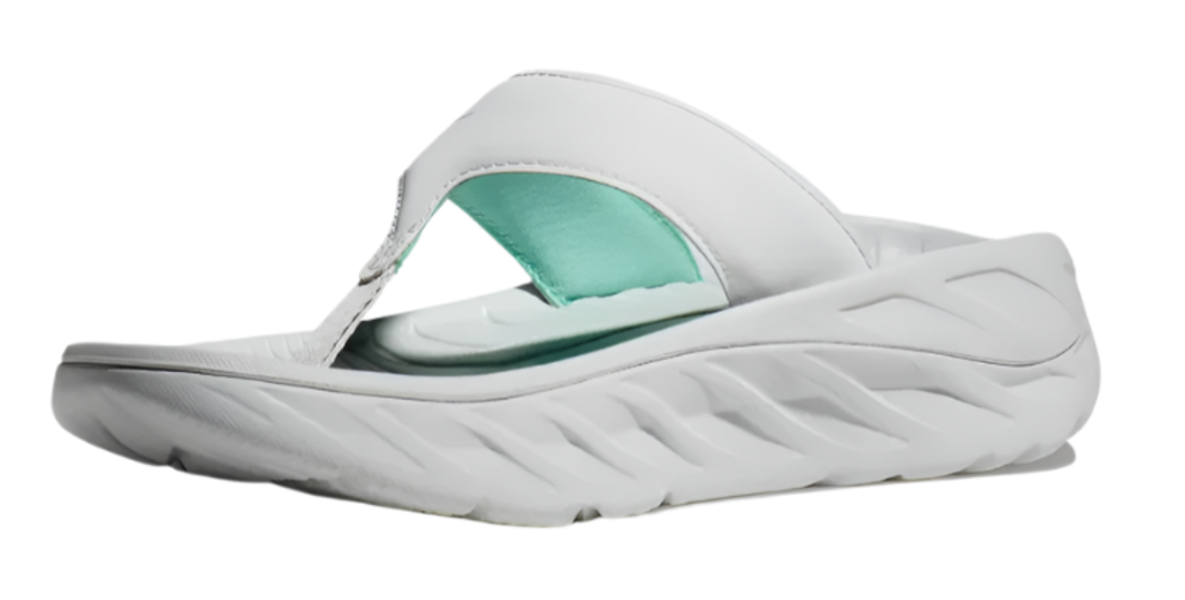 WOMEN'S HOKA ORA RECOVERY FLIP | COSMIC GREY / SEAFOAM