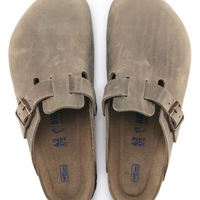 UNISEX BIRKENSTOCK BOSTON SOFT FOOT BED | TOBACCO BROWN