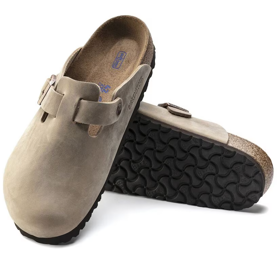 UNISEX BIRKENSTOCK BOSTON SOFT FOOT BED | TOBACCO BROWN