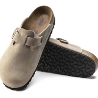 UNISEX BIRKENSTOCK BOSTON SOFT FOOT BED | TOBACCO BROWN