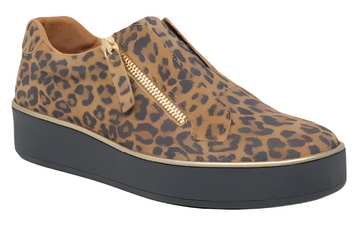 WOMEN'S ZIERA ZIKTA - W | TAN LEOPARD SUEDE