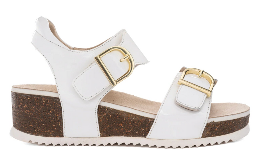 WOMEN'S ARA NOVA ADJUSTABLE WEDGE SANDAL | WHITE 04