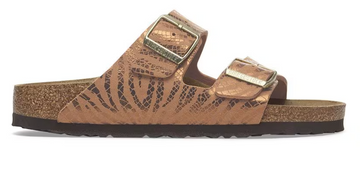 WOMEN'S BIRKENSTOCK ARIZONA | ZEBRA PECAN SYNTHETIC