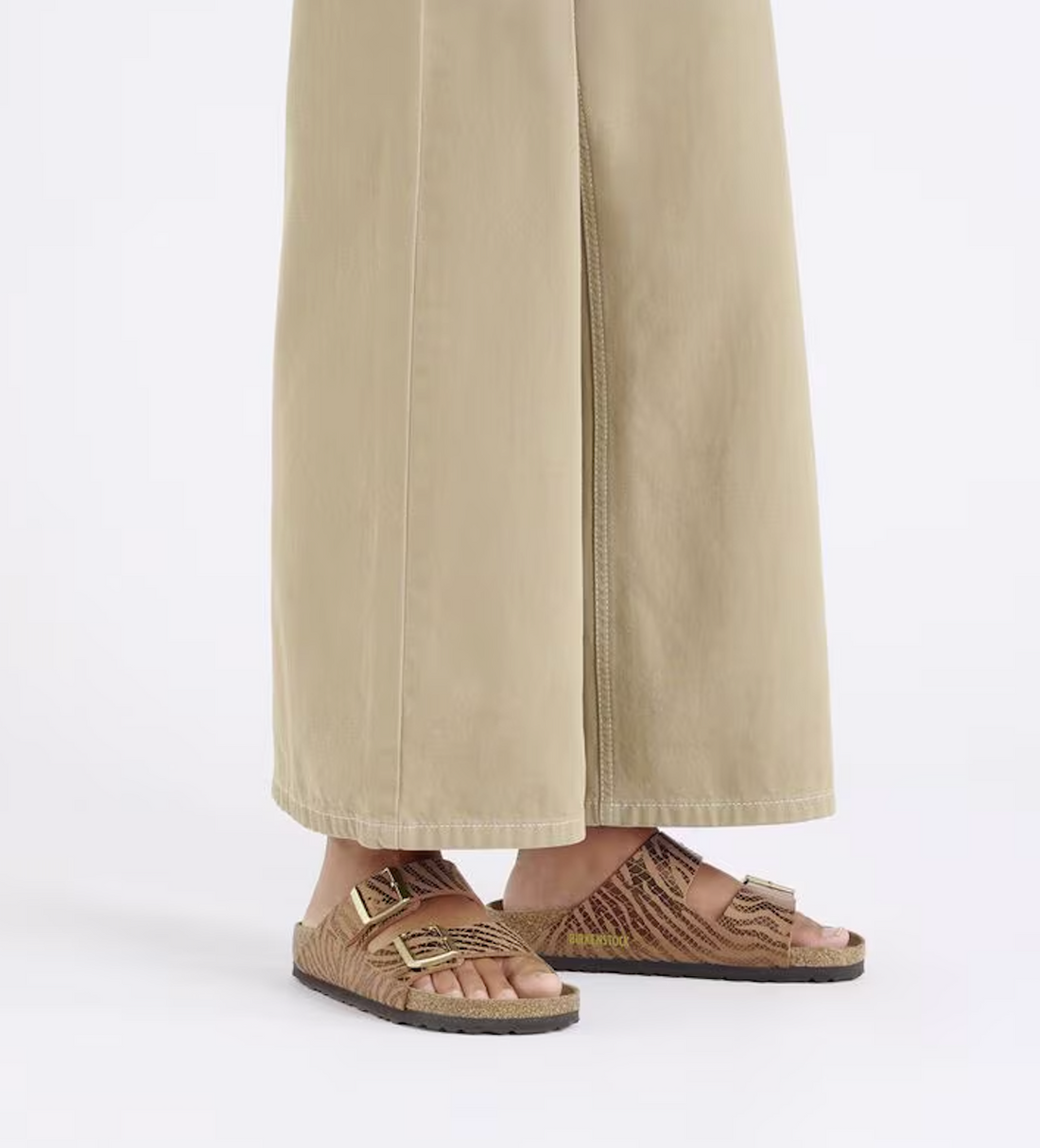 WOMEN'S BIRKENSTOCK ARIZONA | ZEBRA PECAN SYNTHETIC