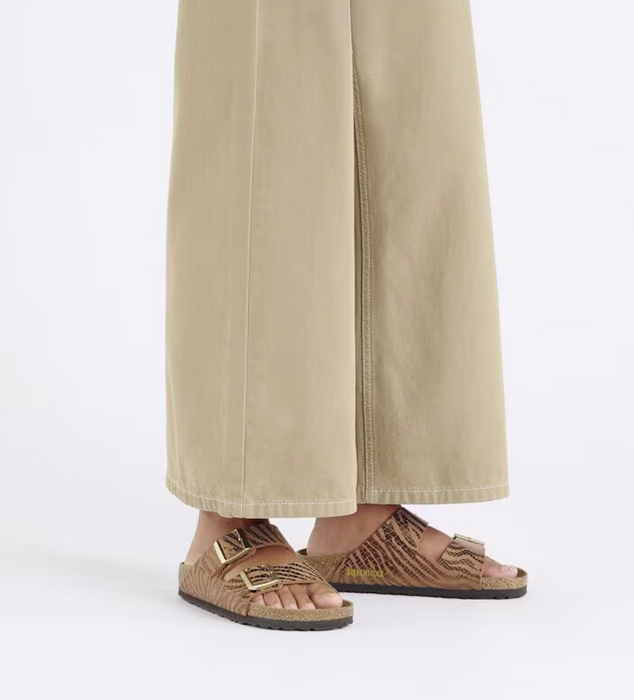 WOMEN'S BIRKENSTOCK ARIZONA | ZEBRA PECAN SYNTHETIC