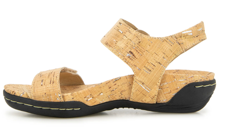 WOMEN'S JAMBU MORGAN SANDAL | CORK SHIMMER