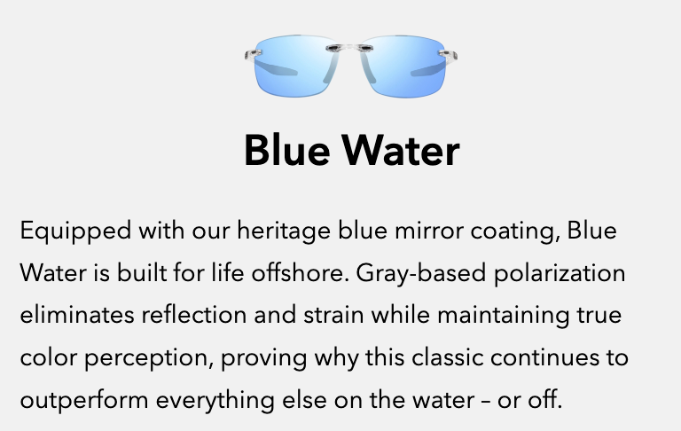 MEN'S REVO WINSTON S | MATTE BLACK / BLUE WATER