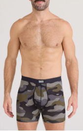 MEN'S SAXX VIBE XTRA SOFT COMFORT BOXER BRIEF 6" | DUNK TANK CAMO - MULTI