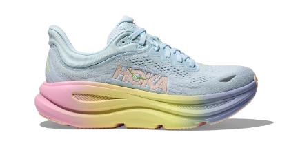 WOMEN'S HOKA BONDI 9 | GLIMMERING BLUE | OVERCAST