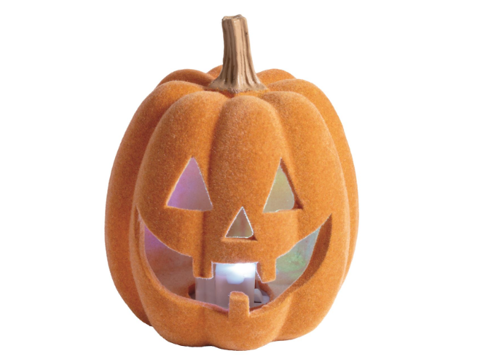 MUDPIE ORANGE PUMPKIN LED HALLOWEEN DECOR