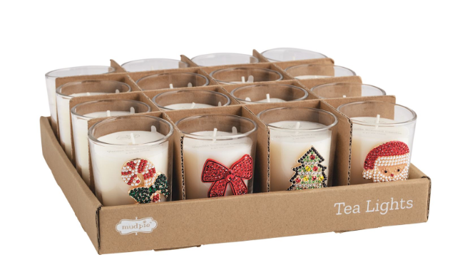 MUDPIE CHRISTMAS TEA LIGHTS