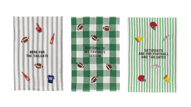 MUDPIE TAILGATE ICON TOWELS