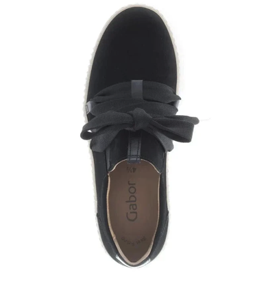 WOMEN'S GABOR 6010.01.009 DORA SNEAKER | BLACK