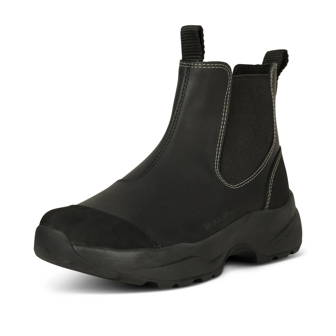 WOMEN'S WODEN SIRI WATERPROOF BOOT | BLACK | BLACK