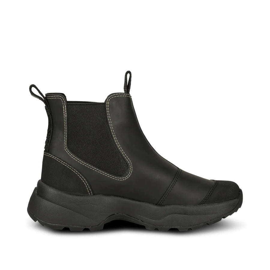WOMEN'S WODEN SIRI WATERPROOF BOOT | BLACK | BLACK