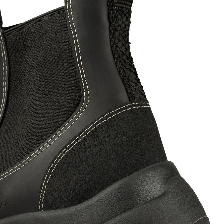 WOMEN'S WODEN SIRI WATERPROOF BOOT | BLACK | BLACK