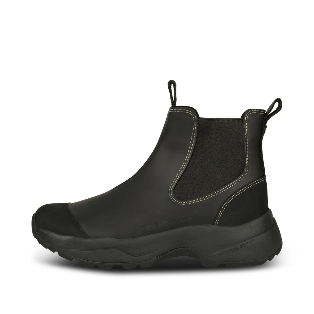 WOMEN'S WODEN SIRI WATERPROOF BOOT | BLACK | BLACK