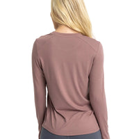 WOMEN'S FREE FLY BAMBOO SHADE LONG SLEEVE II | FIG
