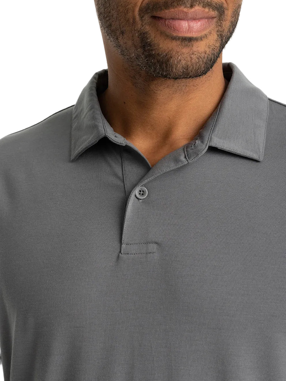 MEN'S FREE FLY ELEVATE POLO | SMOKE