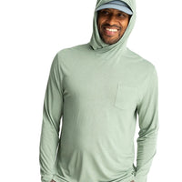 MEN'S FREE FLY BAMBOO LIGHTWEIGHT HOODIE | PALM GREEN