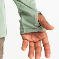 MEN'S FREE FLY BAMBOO LIGHTWEIGHT HOODIE | PALM GREEN