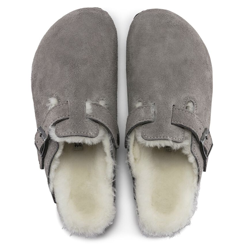 UNISEX BIRKENSTOCK BOSTON SHEARLING | STONE COIN