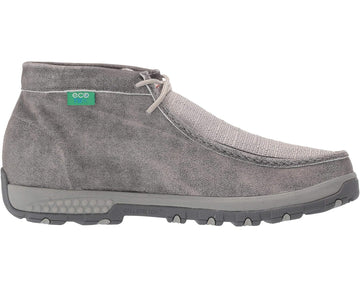 MEN'S TWISTED X CHUKKA DRIVING MOC | GREY - LIGHT GREY