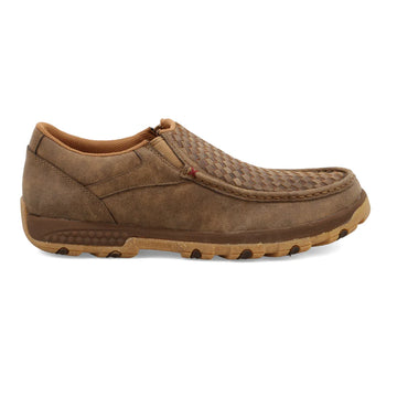 MEN'S TWISTED X SLIP ON DRIVING MOC | BOMBER BROWN