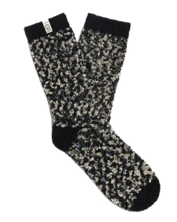 WOMEN'S UGG COZY CHENILLE SOCK | BLACK / GREY