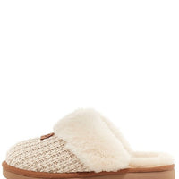 WOMEN'S UGG COZY KNIT SLIPPER | CREAM