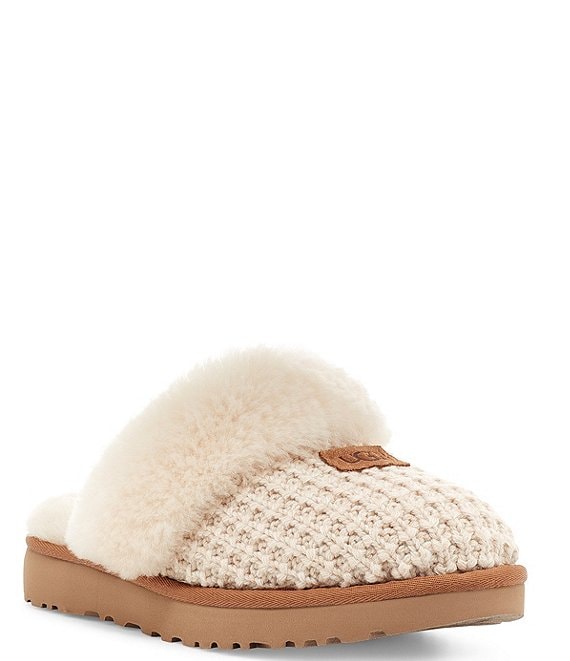 WOMEN'S UGG COZY KNIT SLIPPER | CREAM