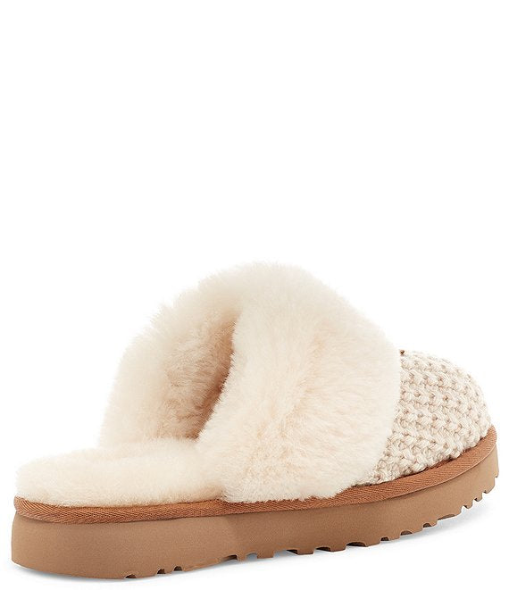 WOMEN'S UGG COZY KNIT SLIPPER | CREAM