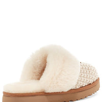 WOMEN'S UGG COZY KNIT SLIPPER | CREAM