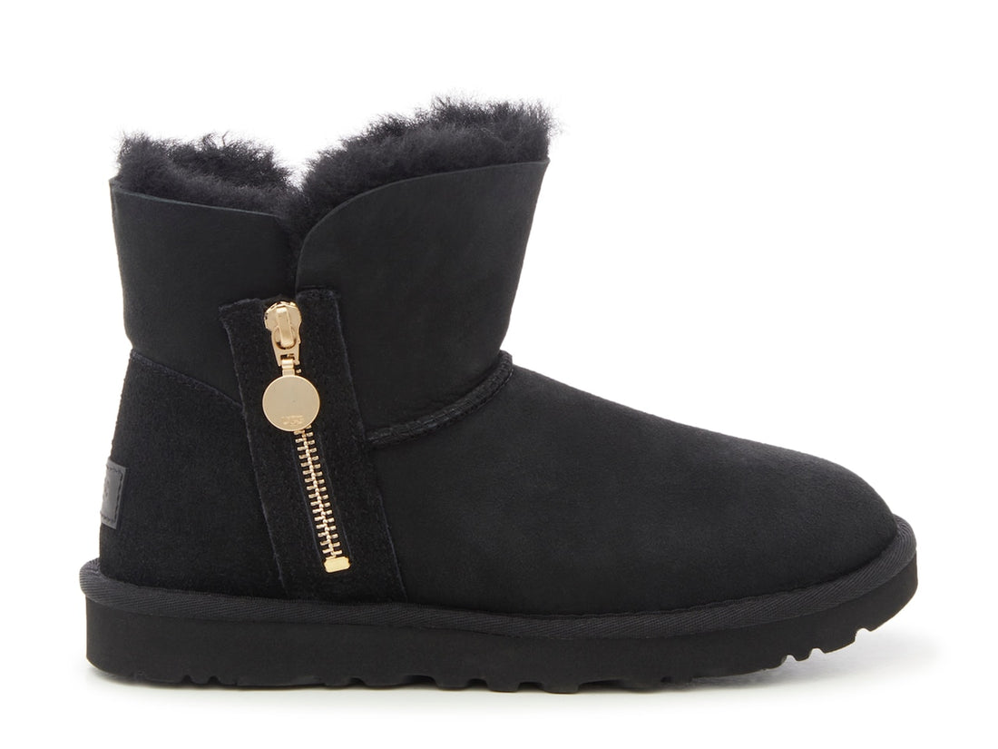 WOMEN'S UGG CLASSIC MINI BAILEY ZIP BOOT | BLACK