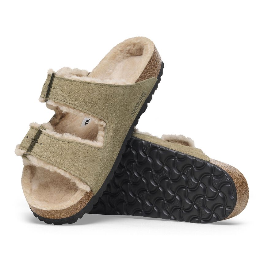 UNISEX BIRKENSTOCK ARIZONA SHEARLING | TAUPE